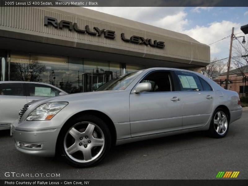 Mercury Metallic / Black 2005 Lexus LS 430 Sedan