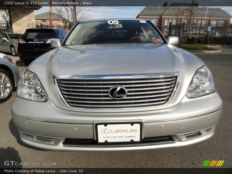 Mercury Metallic / Black 2005 Lexus LS 430 Sedan