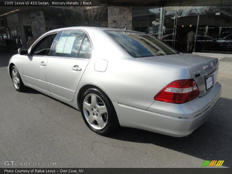 Mercury Metallic / Black 2005 Lexus LS 430 Sedan