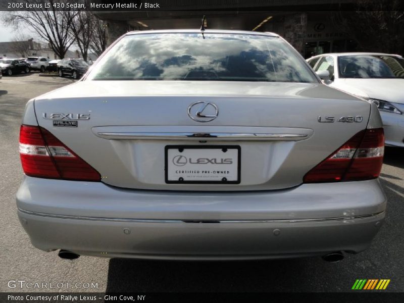 Mercury Metallic / Black 2005 Lexus LS 430 Sedan
