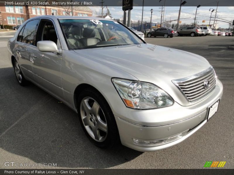 Mercury Metallic / Black 2005 Lexus LS 430 Sedan