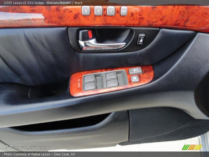 Mercury Metallic / Black 2005 Lexus LS 430 Sedan