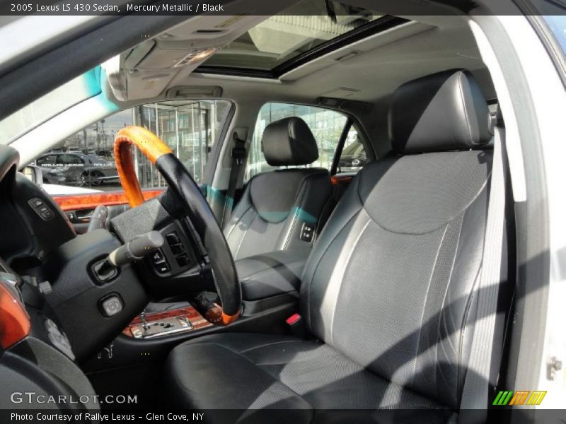 Mercury Metallic / Black 2005 Lexus LS 430 Sedan