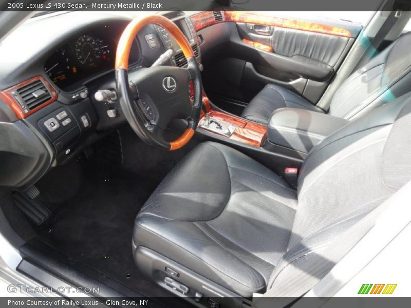 Mercury Metallic / Black 2005 Lexus LS 430 Sedan