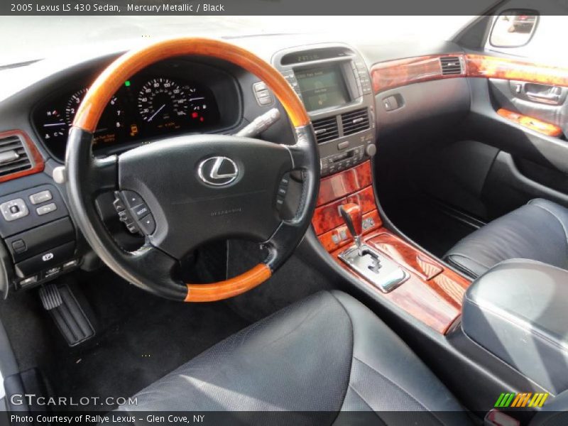 Mercury Metallic / Black 2005 Lexus LS 430 Sedan