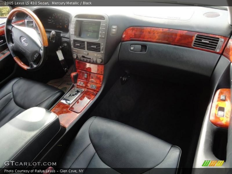 Mercury Metallic / Black 2005 Lexus LS 430 Sedan