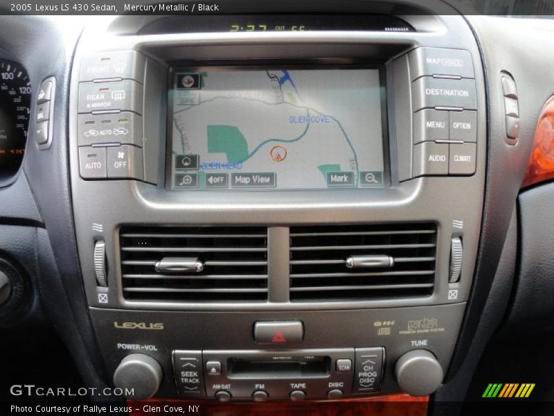 Mercury Metallic / Black 2005 Lexus LS 430 Sedan