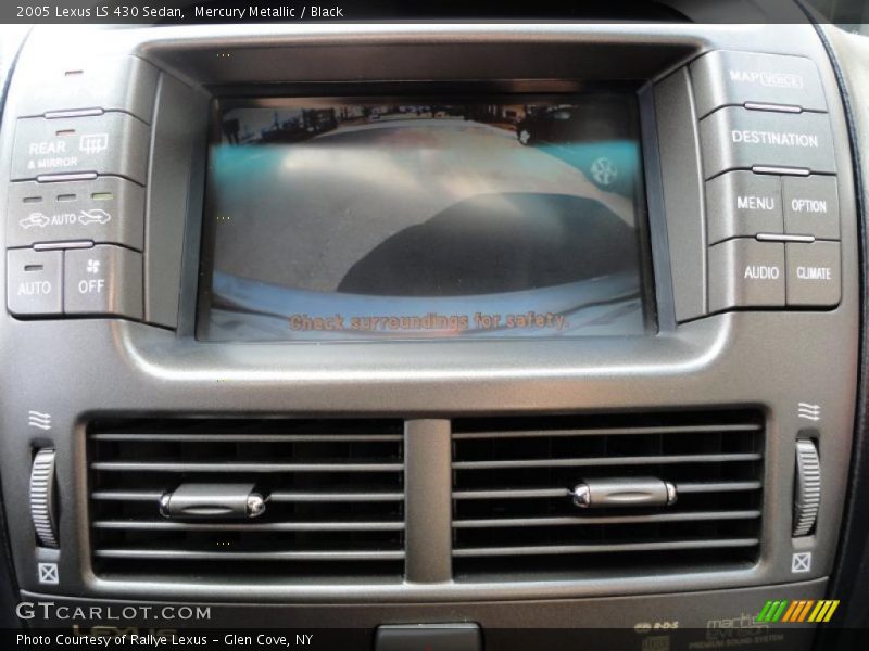 Mercury Metallic / Black 2005 Lexus LS 430 Sedan