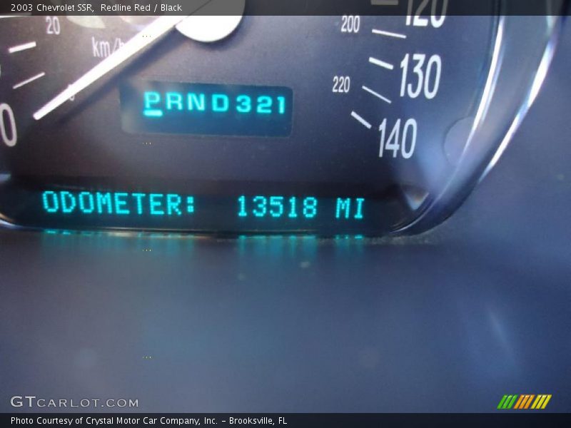 Redline Red / Black 2003 Chevrolet SSR
