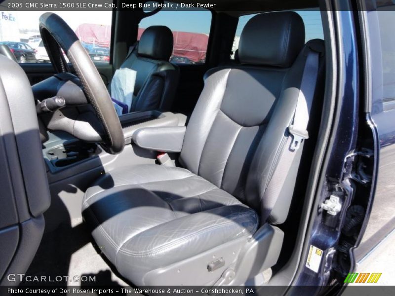  2005 Sierra 1500 SLE Crew Cab Dark Pewter Interior