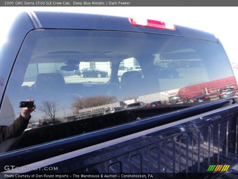 Deep Blue Metallic / Dark Pewter 2005 GMC Sierra 1500 SLE Crew Cab
