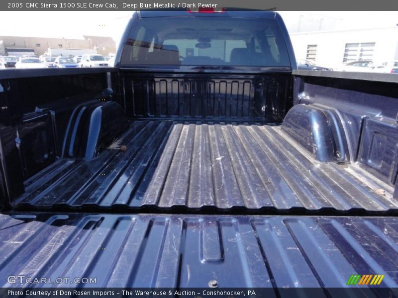 Deep Blue Metallic / Dark Pewter 2005 GMC Sierra 1500 SLE Crew Cab