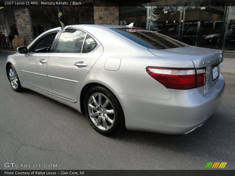 Mercury Metallic / Black 2007 Lexus LS 460