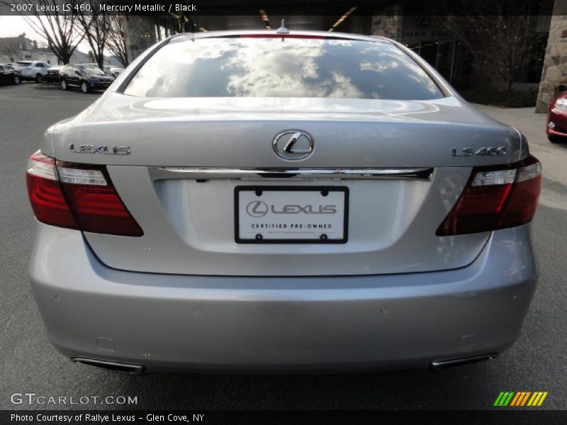 Mercury Metallic / Black 2007 Lexus LS 460