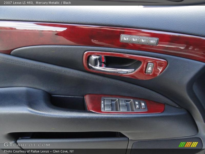 Mercury Metallic / Black 2007 Lexus LS 460
