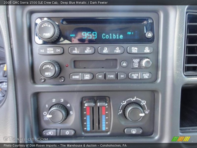 Controls of 2005 Sierra 1500 SLE Crew Cab
