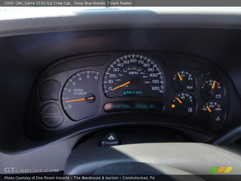  2005 Sierra 1500 SLE Crew Cab SLE Crew Cab Gauges