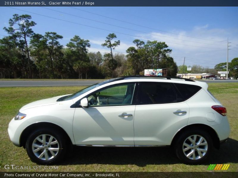 Glacier White Pearl / Beige 2011 Nissan Murano SL