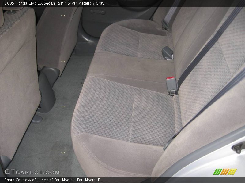 Satin Silver Metallic / Gray 2005 Honda Civic DX Sedan
