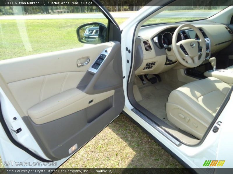 Glacier White Pearl / Beige 2011 Nissan Murano SL