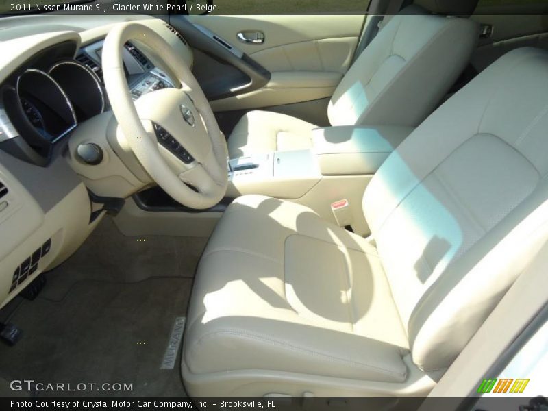 Glacier White Pearl / Beige 2011 Nissan Murano SL