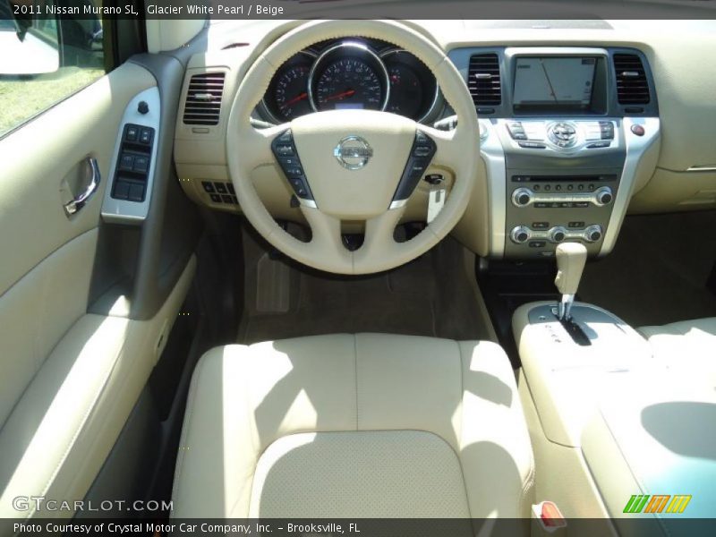 Glacier White Pearl / Beige 2011 Nissan Murano SL
