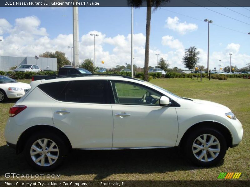 Glacier White Pearl / Beige 2011 Nissan Murano SL