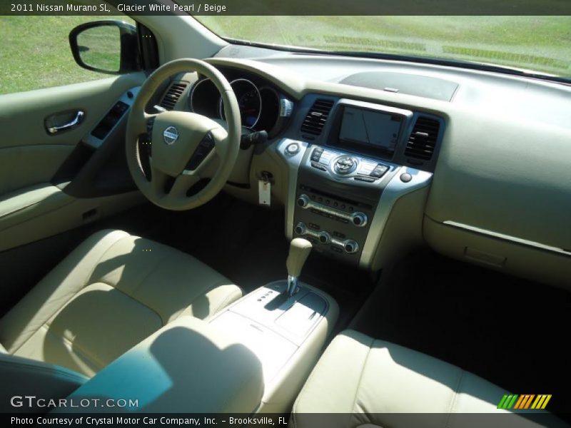 Glacier White Pearl / Beige 2011 Nissan Murano SL