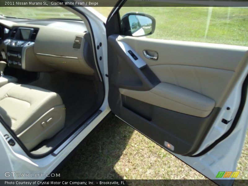 Glacier White Pearl / Beige 2011 Nissan Murano SL