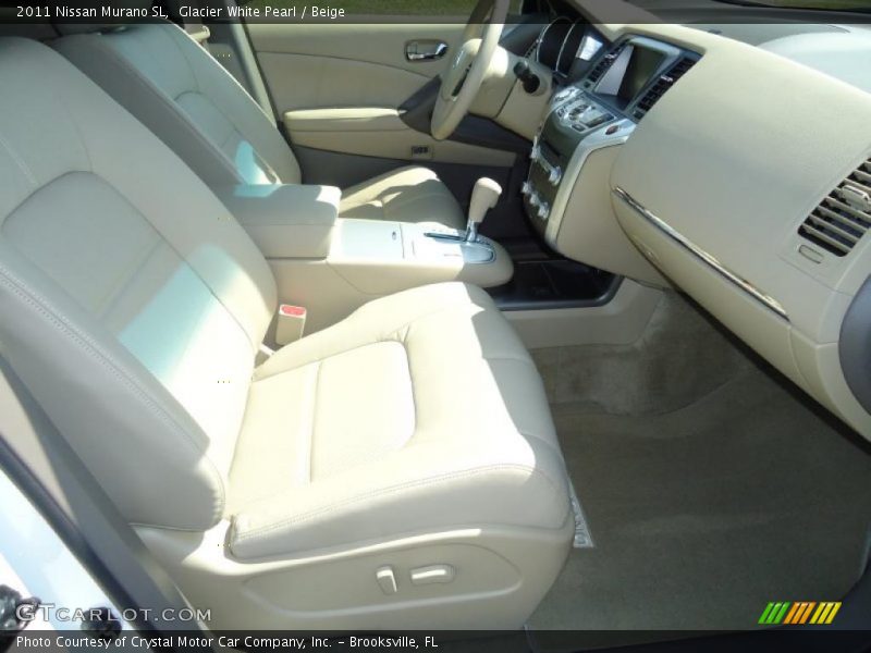 Glacier White Pearl / Beige 2011 Nissan Murano SL