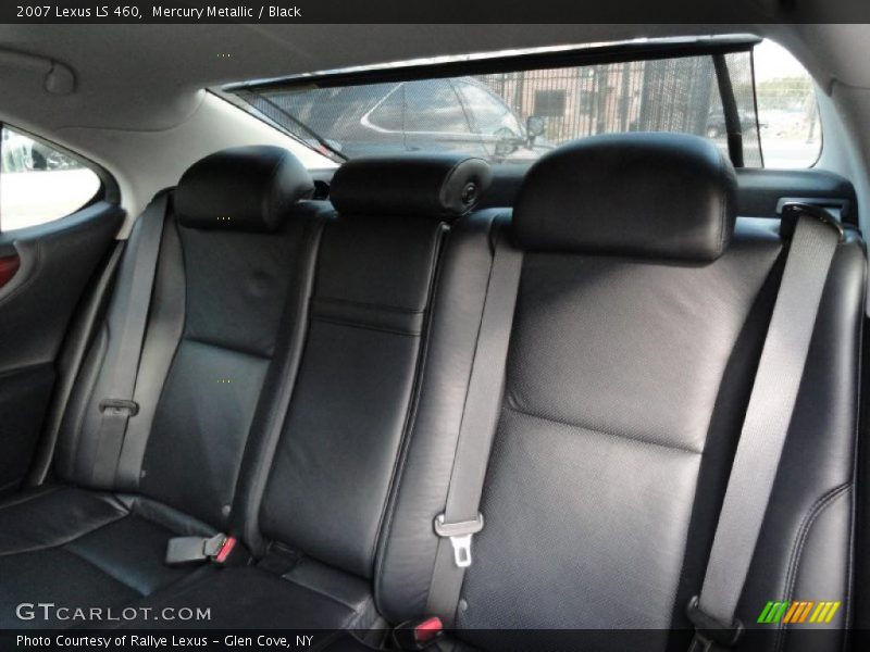 Mercury Metallic / Black 2007 Lexus LS 460