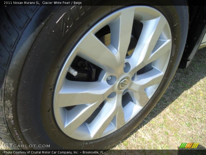 Glacier White Pearl / Beige 2011 Nissan Murano SL