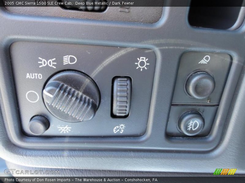 Controls of 2005 Sierra 1500 SLE Crew Cab