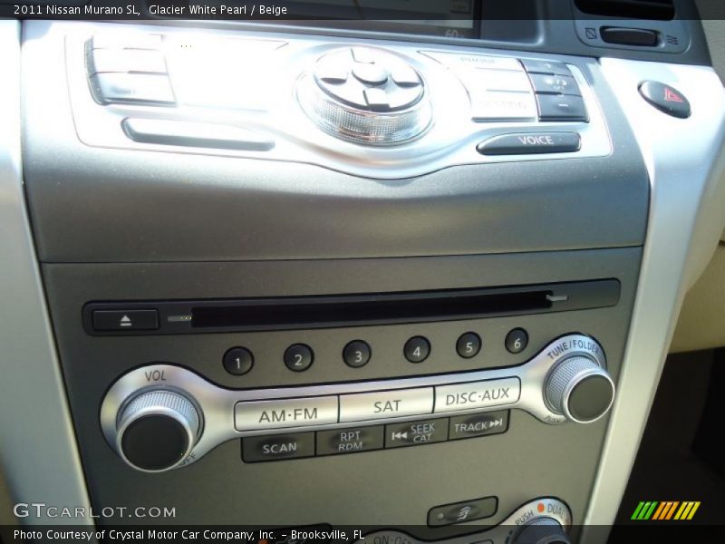 Glacier White Pearl / Beige 2011 Nissan Murano SL