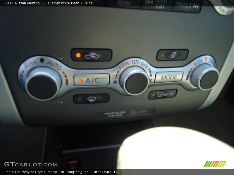 Glacier White Pearl / Beige 2011 Nissan Murano SL