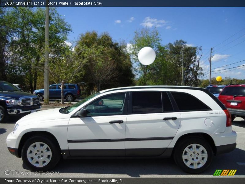 Stone White / Pastel Slate Gray 2007 Chrysler Pacifica