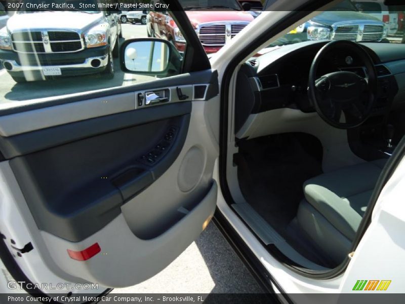 Stone White / Pastel Slate Gray 2007 Chrysler Pacifica