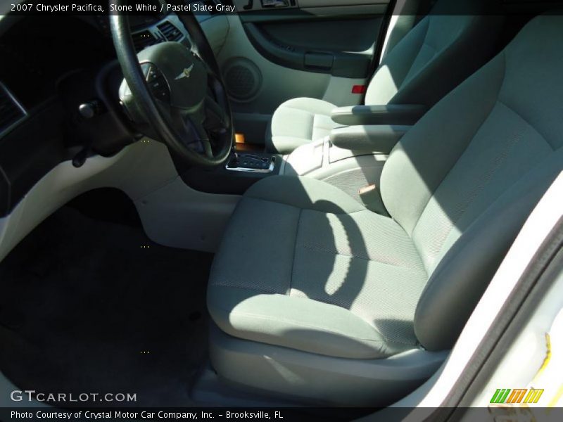 Stone White / Pastel Slate Gray 2007 Chrysler Pacifica