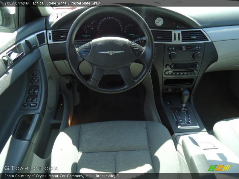 Stone White / Pastel Slate Gray 2007 Chrysler Pacifica