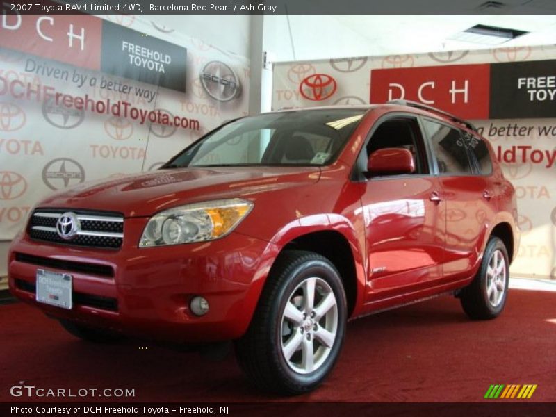 Barcelona Red Pearl / Ash Gray 2007 Toyota RAV4 Limited 4WD