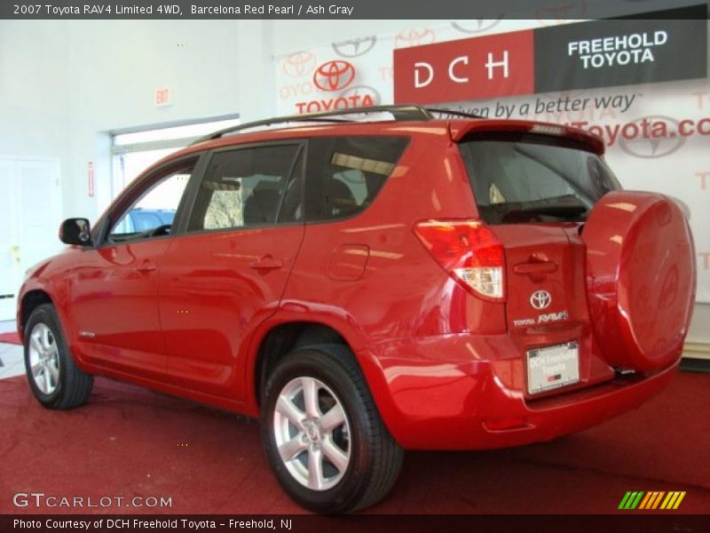 Barcelona Red Pearl / Ash Gray 2007 Toyota RAV4 Limited 4WD
