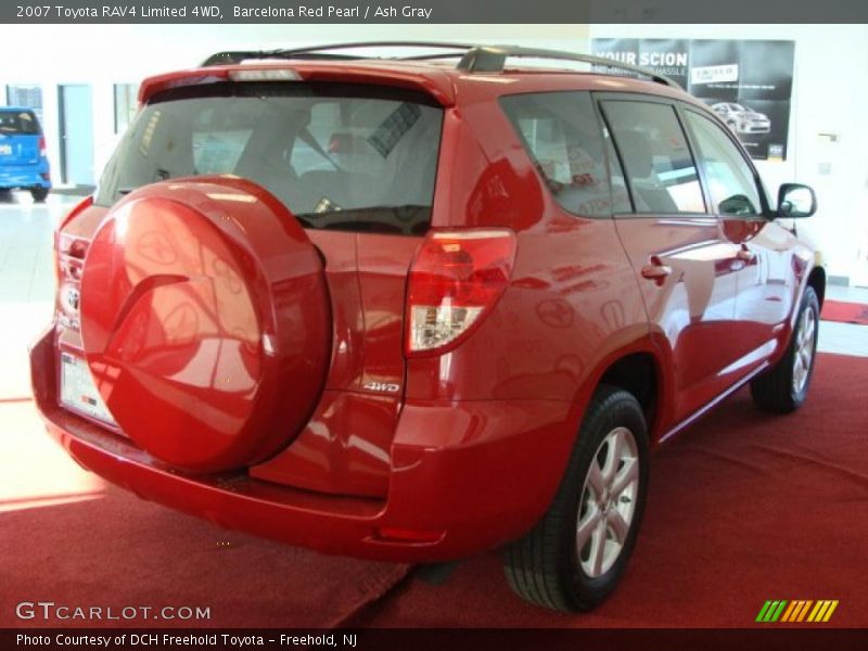 Barcelona Red Pearl / Ash Gray 2007 Toyota RAV4 Limited 4WD