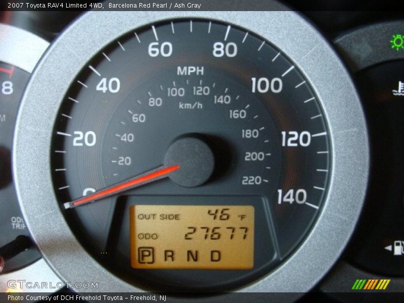 Barcelona Red Pearl / Ash Gray 2007 Toyota RAV4 Limited 4WD