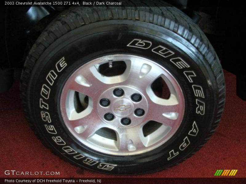 Black / Dark Charcoal 2003 Chevrolet Avalanche 1500 Z71 4x4