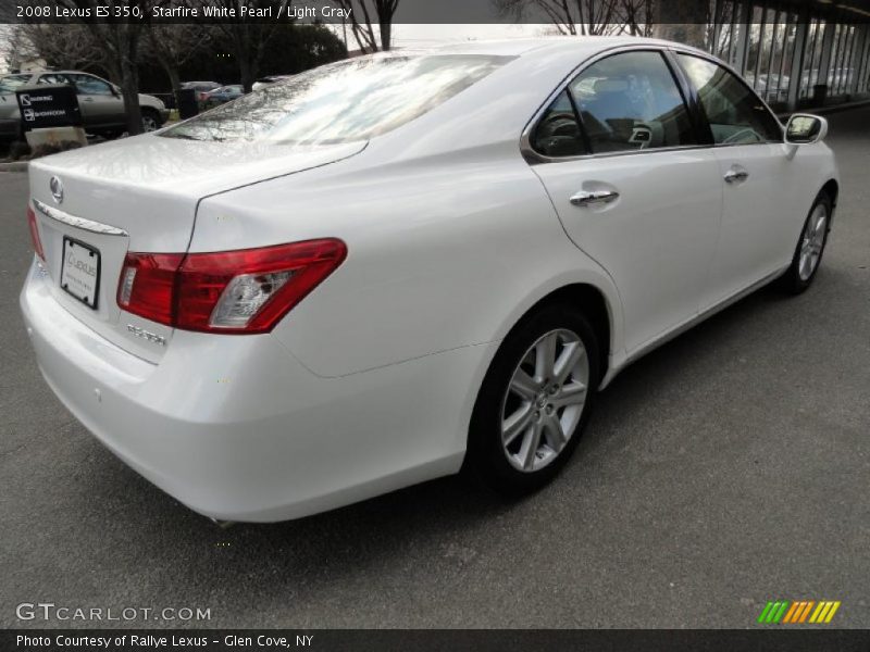 Starfire White Pearl / Light Gray 2008 Lexus ES 350