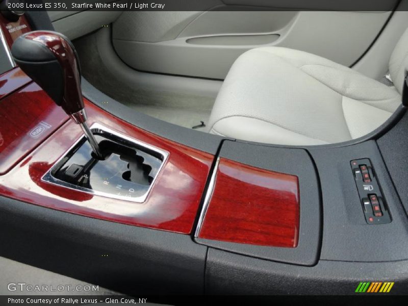 Starfire White Pearl / Light Gray 2008 Lexus ES 350