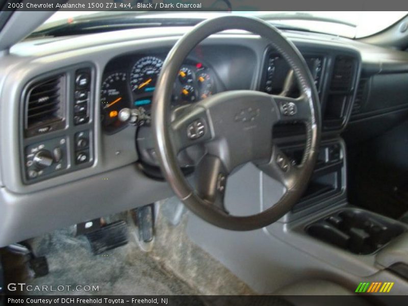 Black / Dark Charcoal 2003 Chevrolet Avalanche 1500 Z71 4x4