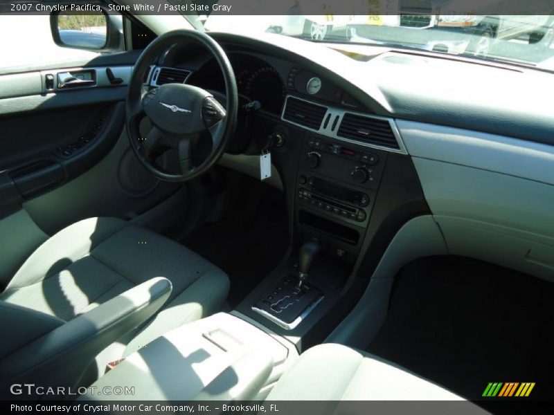 Stone White / Pastel Slate Gray 2007 Chrysler Pacifica