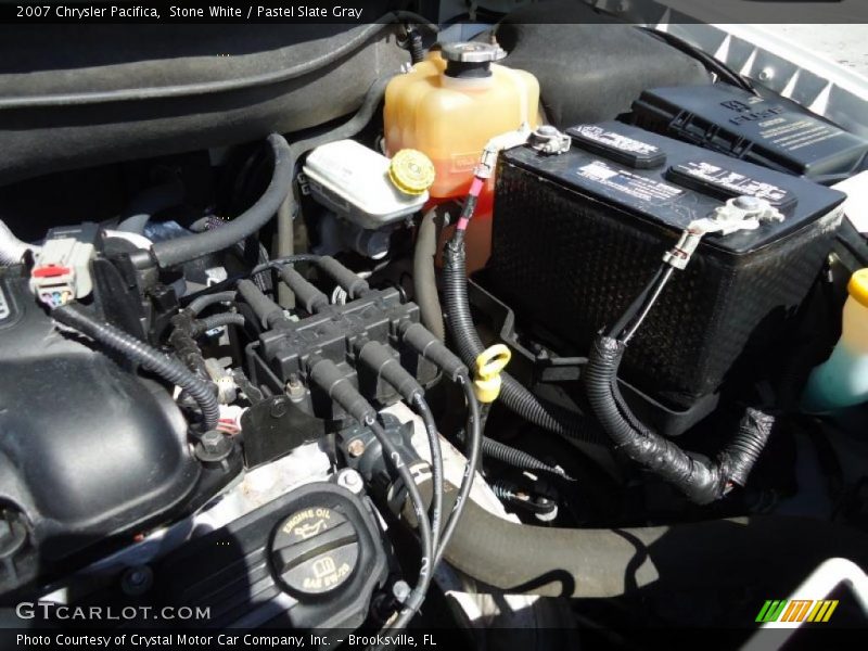 Stone White / Pastel Slate Gray 2007 Chrysler Pacifica