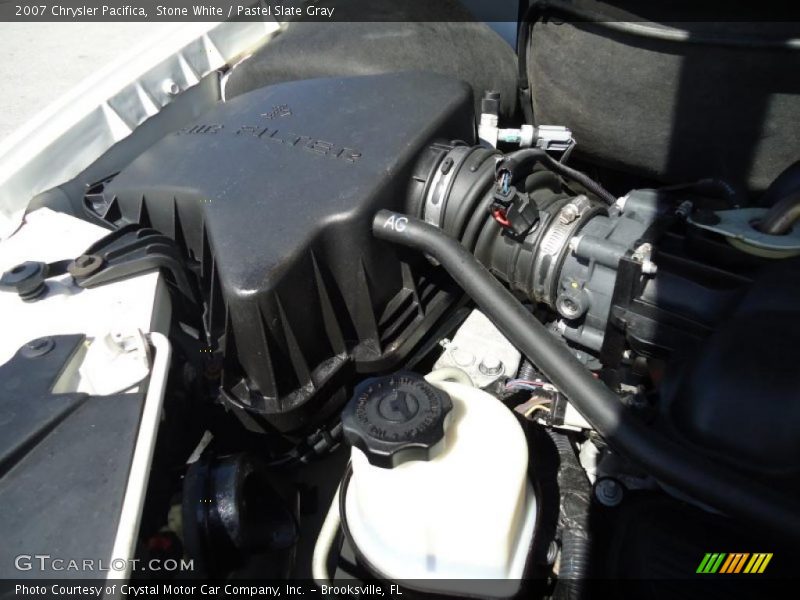Stone White / Pastel Slate Gray 2007 Chrysler Pacifica
